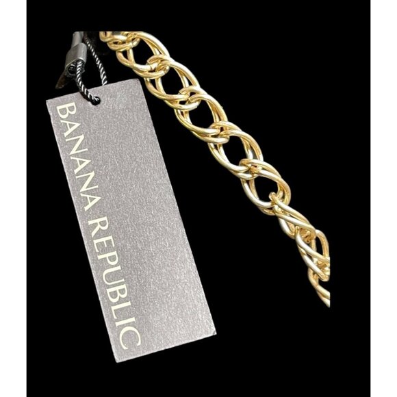 NWT Banana Republic Statement Necklace Bib Dangle Flower Burst Yellow - Picture 6 of 7